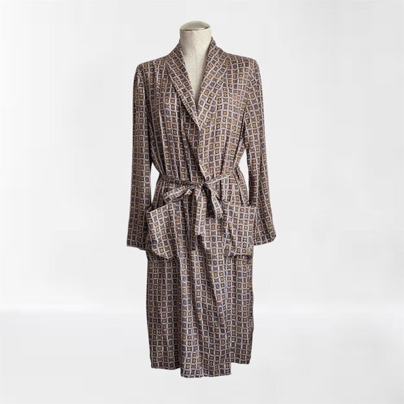 Raquel Allegra Tamara Robe in Gold Finch Size 2 - Picture 1 of 13